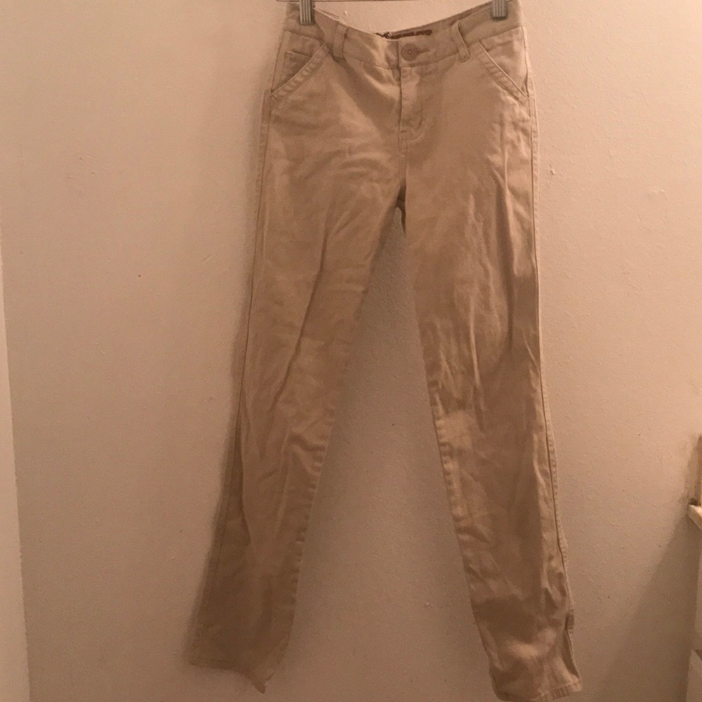 Justice skinny khaki pants